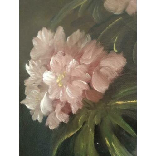 oud schilderij bloemen @DOC61
