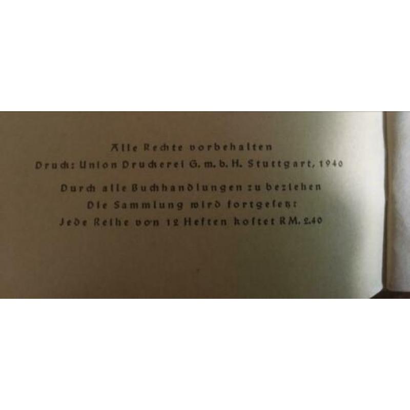 WO2 DUITS "Die bunte Hefte für unsere Soldaten"uit 1940