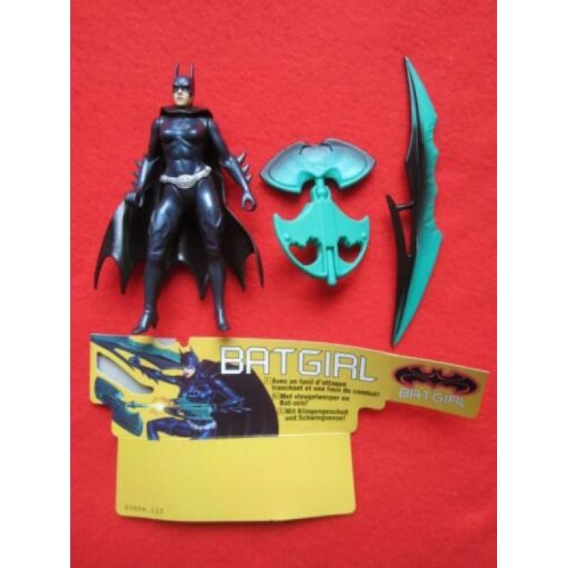 Figuur; Batman & Robin movie, Ivy, Bane, Batgirl, Mr Freeze