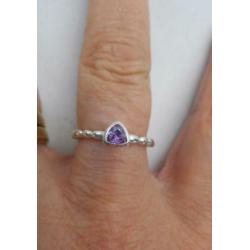 Zilveren stapelring Spinning maat 17.5 nr.722