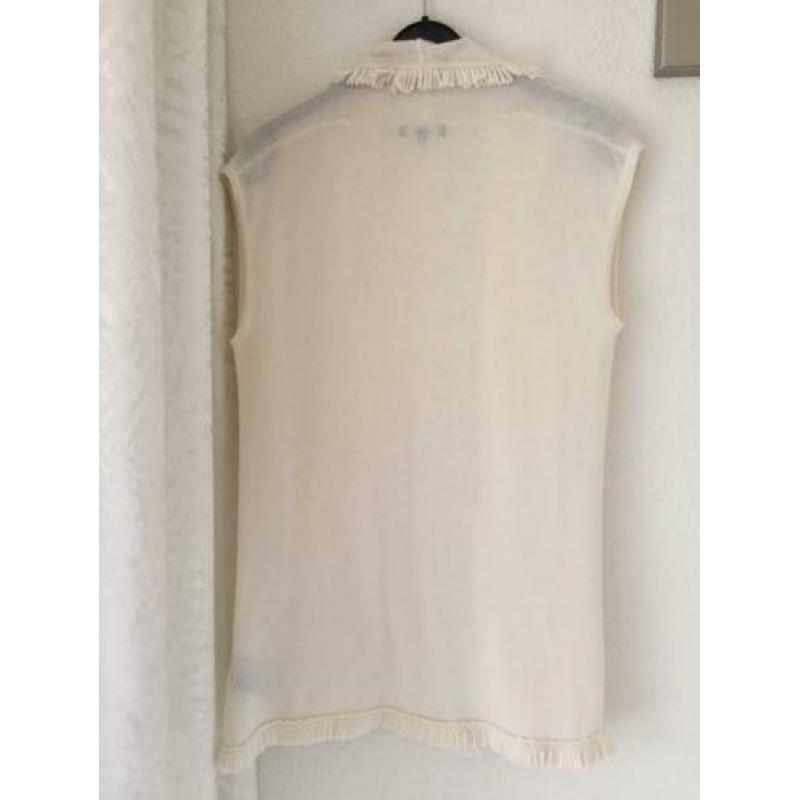 Vest mouwloos voorjaar More & More wol-angora 36 nieuw