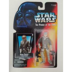 -40% Star Wars POTF Red Photo Han Solo in Hoth Gear