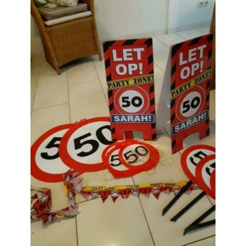 50 jaar / sarah versiering