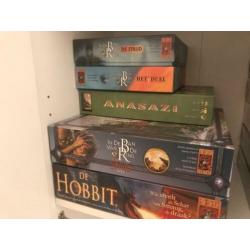5 compleet "nieuw in de doos" gezelschapsspellen