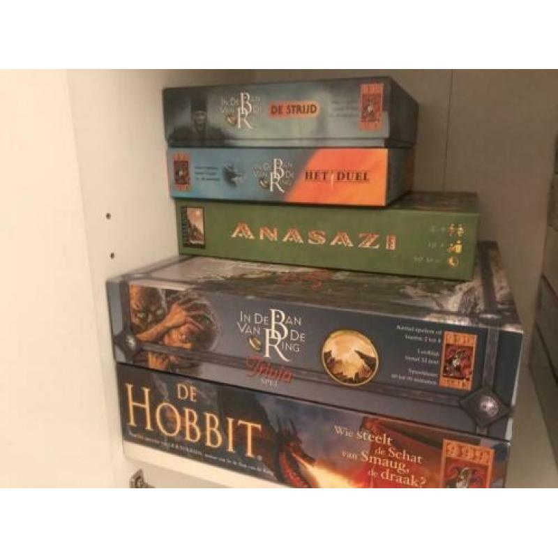 5 compleet "nieuw in de doos" gezelschapsspellen