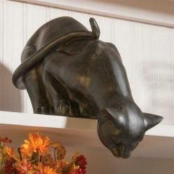 Beeld Sculptuur Ondeugende Kat Nieuw