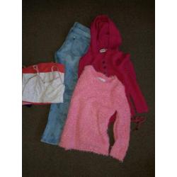 Partij kinderkleding mt 122/128