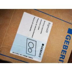 sigma 20 geberit bedieningspaneel toilet grijs zilver