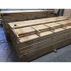 prachtige oude eiken planken 28mm dik,zelf sorteren OLD LOOK