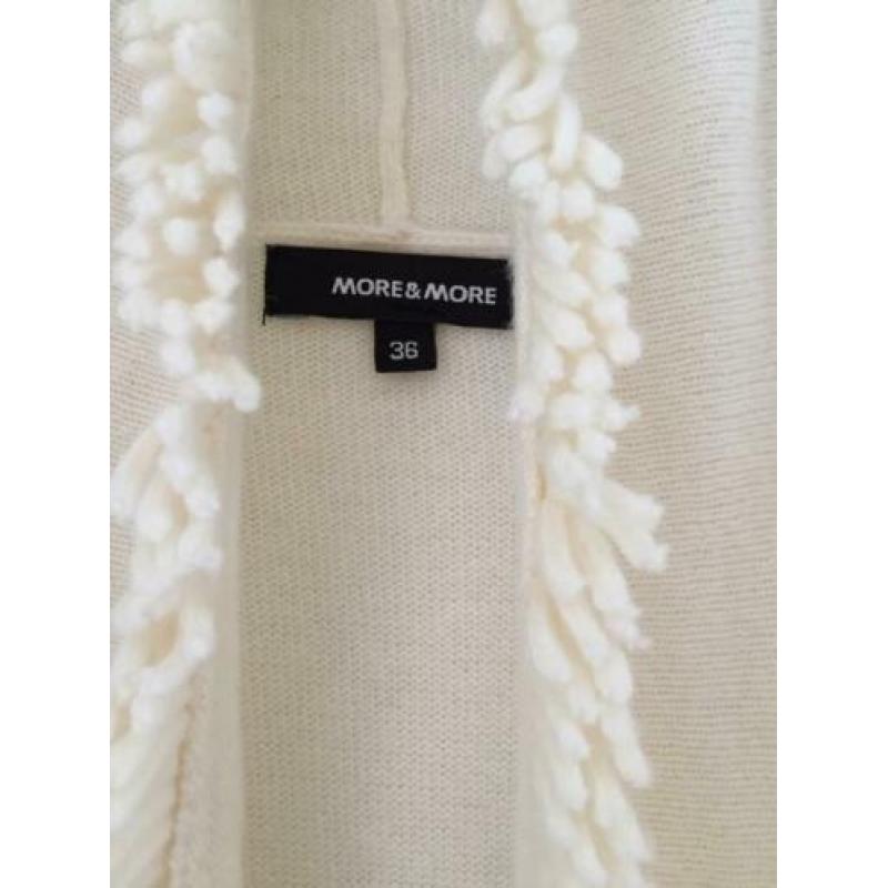 Vest mouwloos voorjaar More & More wol-angora 36 nieuw