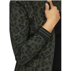 Nieuw Geisha vest / blazer Groen zwart met rits Maat M