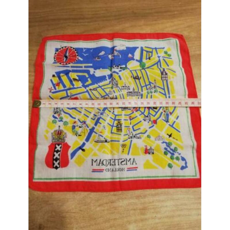 AMSTERDAM STOFFEN ZAKDOEKJE-(z)