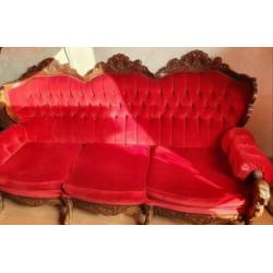 Complete bankstel met salontafel