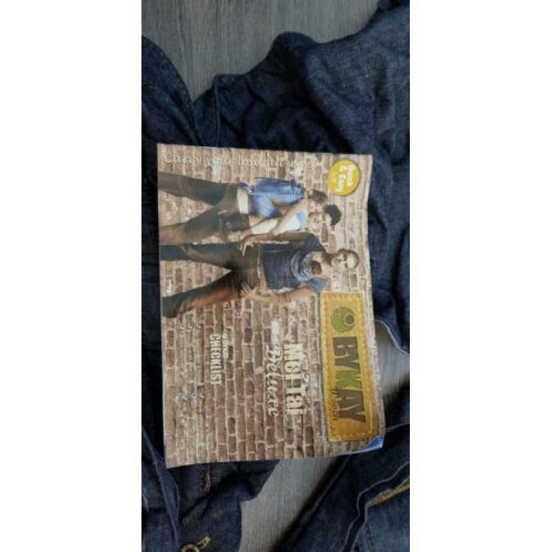 By Kai, Mei Tai, denim kleur draagdoek.