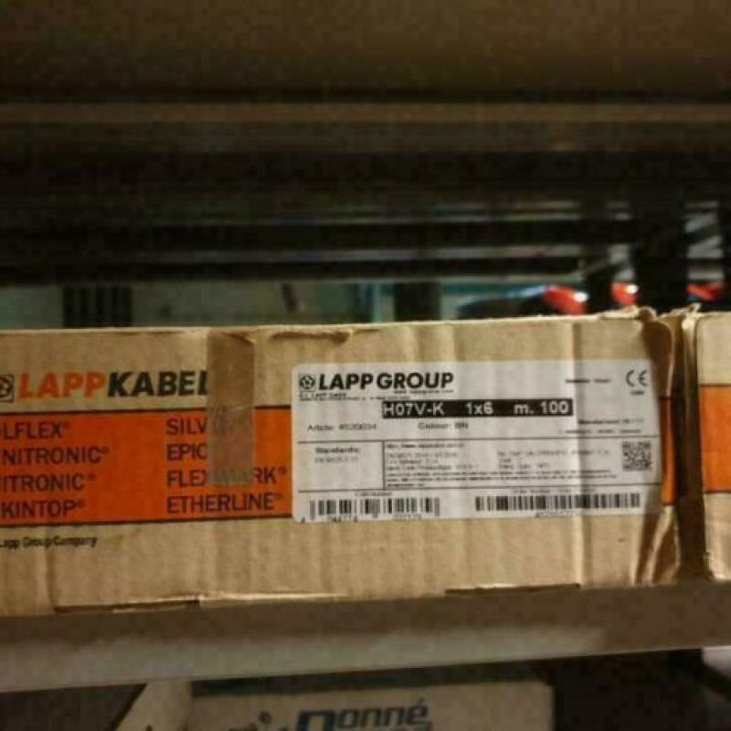 VDs SOEPEL MONTAGE DRAAD 1X 6 MM2 KLEUR BRUIN EN GEEL GROEN