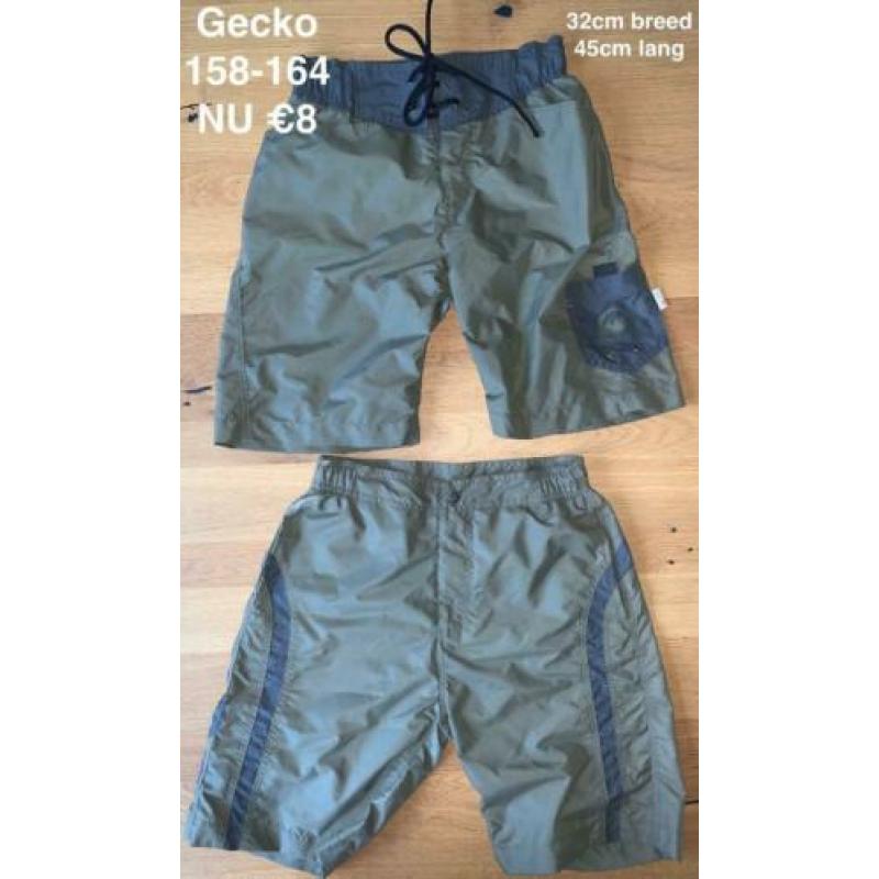 Zwembroek, short 158-164 Zee&Zo NIEUW
