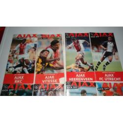Ajax kick off programma blad