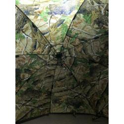 Vis paraplu brolly 50” met stormpalen en haringen