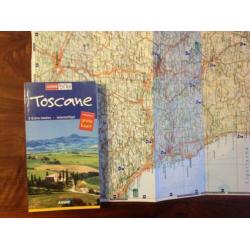 Toscane Italie ANWB reisgids + GROTE LOSSE KAART