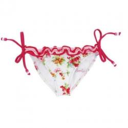 ZGAN Bomba Roze Witte Bikini Topje Broekje Mt 104 -110