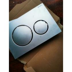 sigma 20 geberit bedieningspaneel toilet grijs zilver