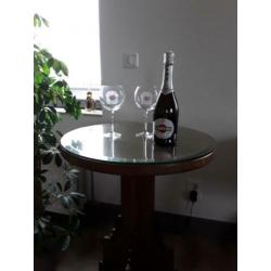 12 Martini glazen op voet, Martiniglazen