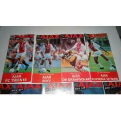 Ajax kick off programma blad