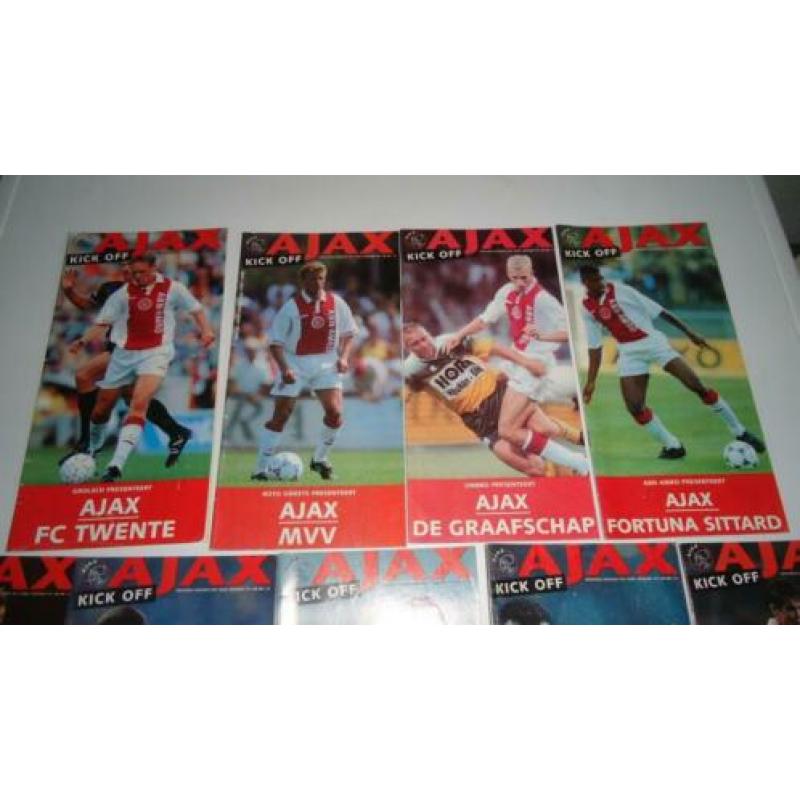 Ajax kick off programma blad