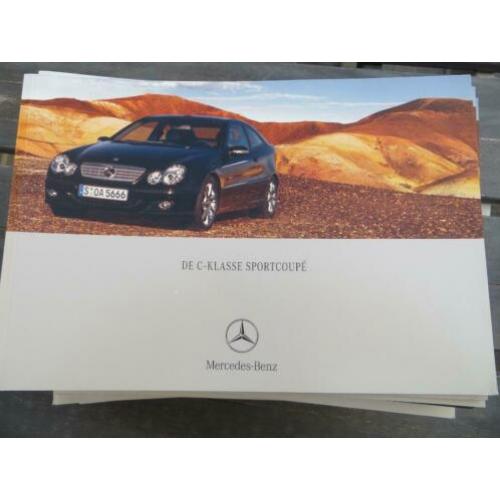 Folder Mercedes-Benz C-klasse Sportcoupé 2004, 2005