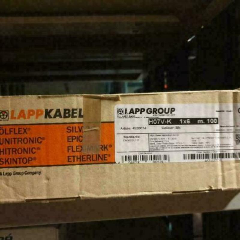 VDs SOEPEL MONTAGE DRAAD 1X 6 MM2 KLEUR BRUIN EN GEEL GROEN