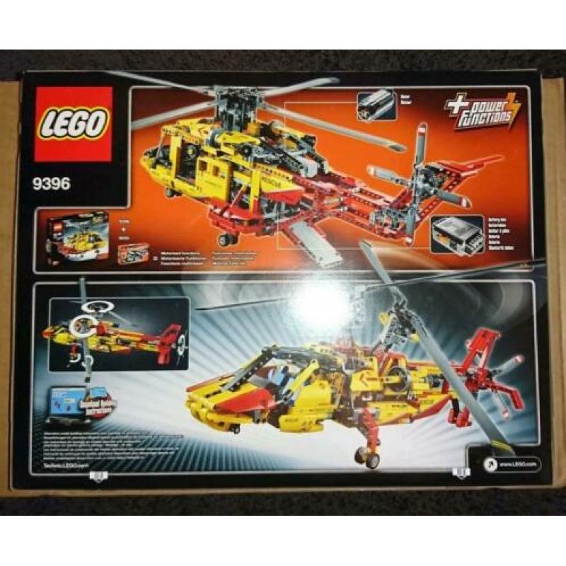 Lego Technic helikopter 9396 NIEUW IN ONGEOPENDE DOOS!!!
