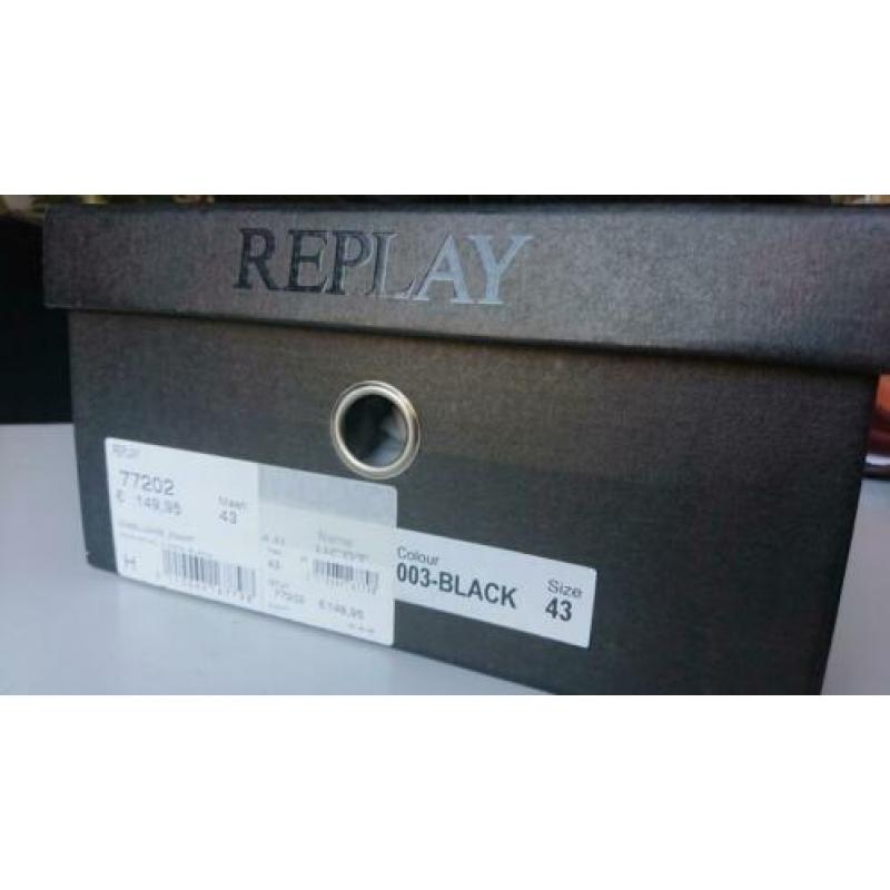 Replay biker boots mt. 43 zo goed als nieuw