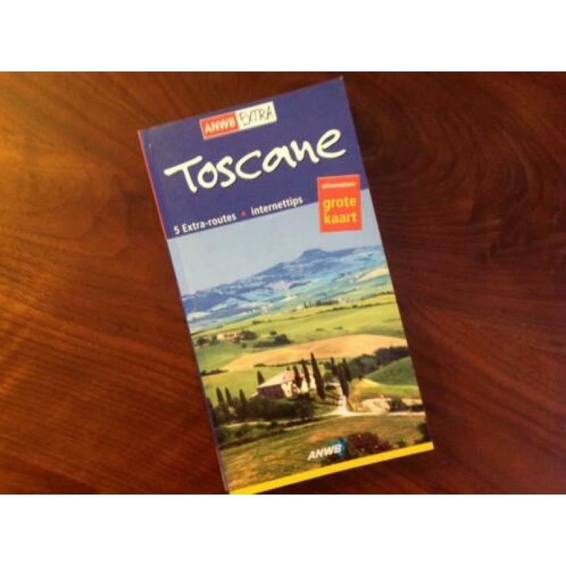 Toscane Italie ANWB reisgids + GROTE LOSSE KAART