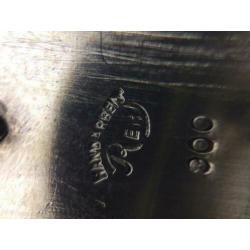 H162 Prachtige 900 zilveren hanger handarbeit zeldzaam