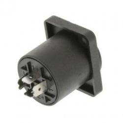 Sweex Speakon Connector - 4-Pin ABS Kunststof Zwart Op isOp