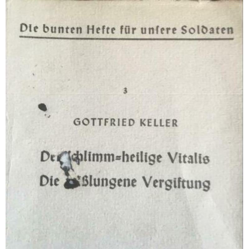WO2 DUITS "Die bunte Hefte für unsere Soldaten"uit 1940