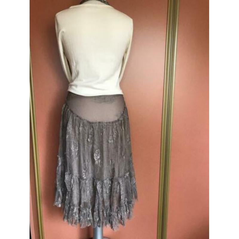 Civit zijde/wol trui pullover room wit mt4 38/40 Nieuw????
