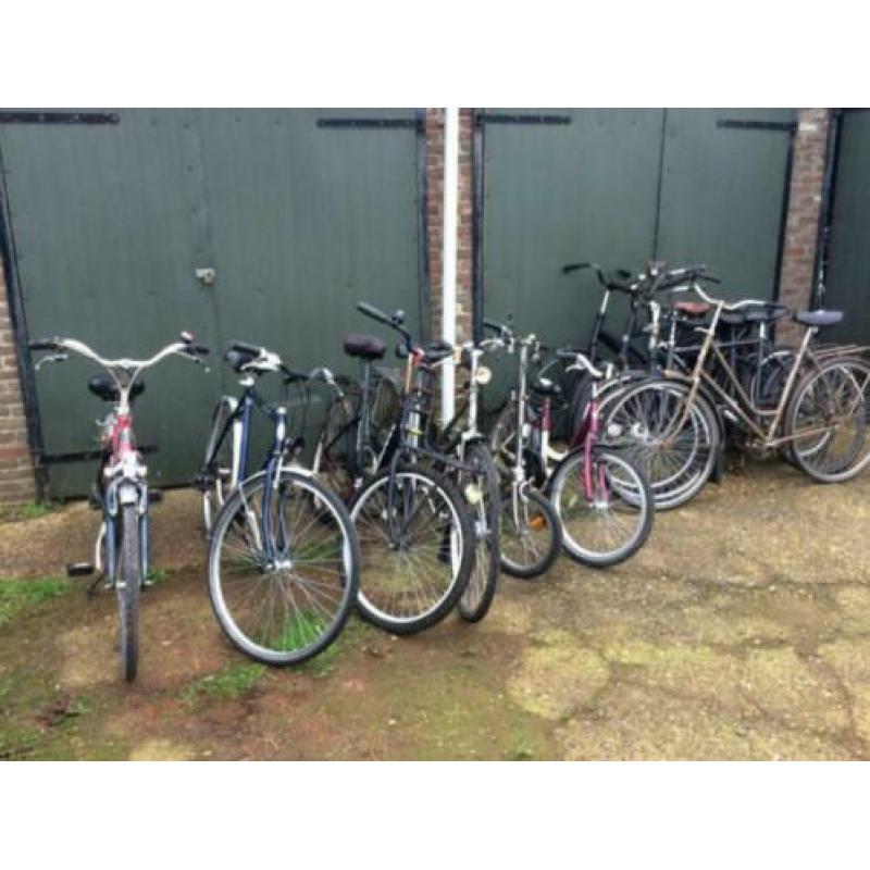 Tekoop partij opknap fietsen 11 stuks €125,- euro