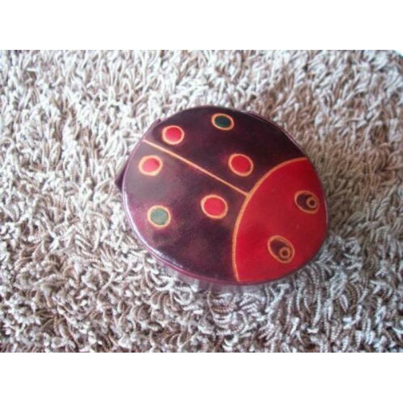 Vintage Spaarpot lieveheersbeestje