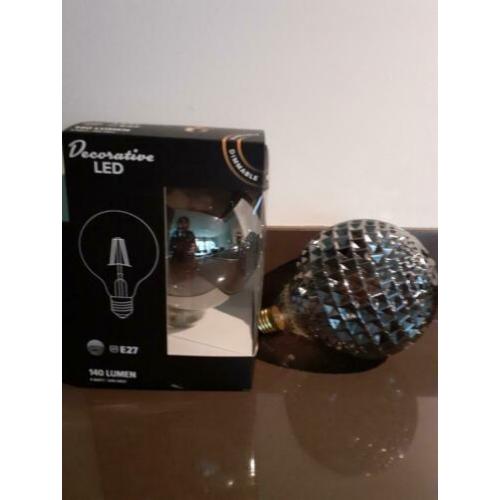 2 decoratieve xxl lampen smoke grey.