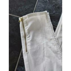 Witte skinny broek van H&M maat XL
