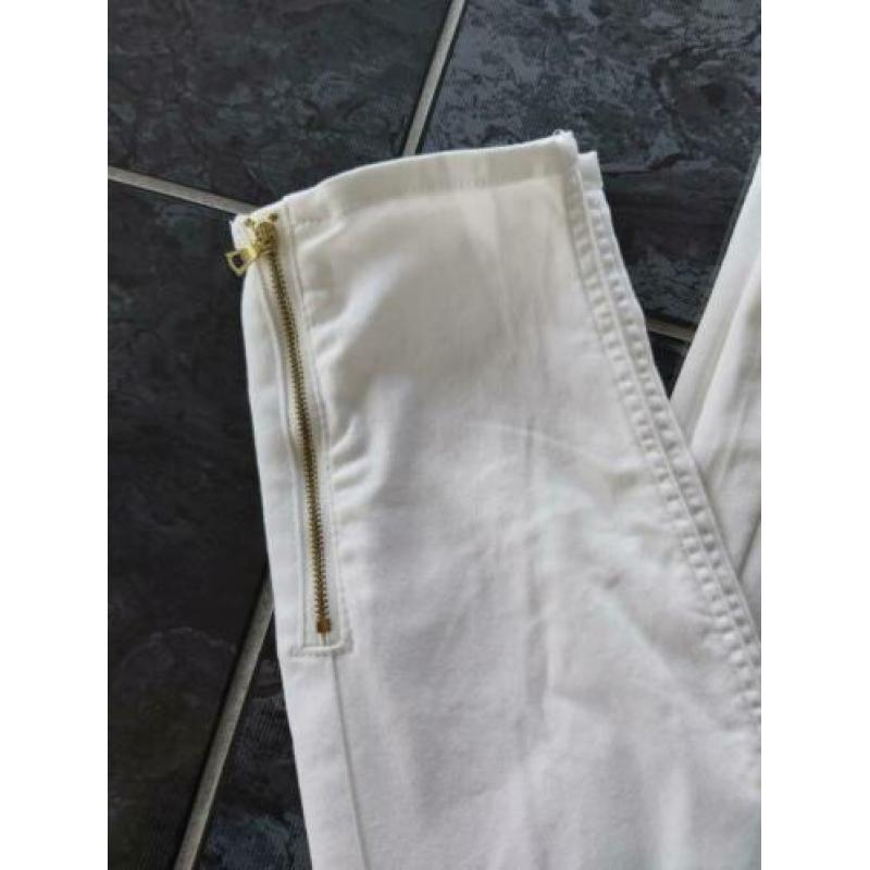 Witte skinny broek van H&M maat XL