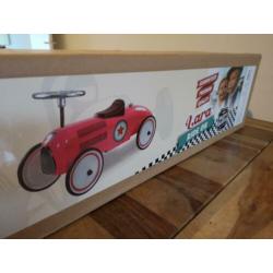 Nieuw in de doos - Retro Roller Lara (zalmroze) loopauto