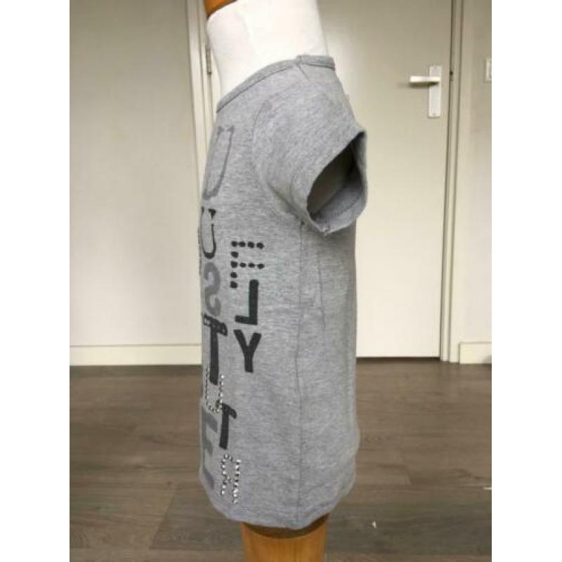 NAME IT shirt grijs met letters mt 92 nette staat D4