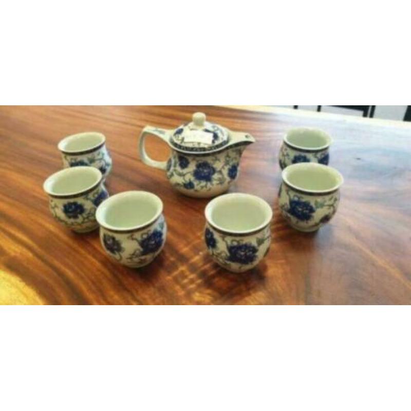 m52 partij van 38 stuks Chinese thee serviesjes