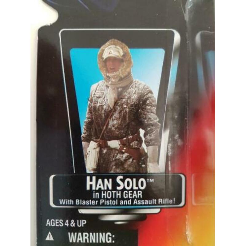 -40% Star Wars POTF Red Photo Han Solo in Hoth Gear