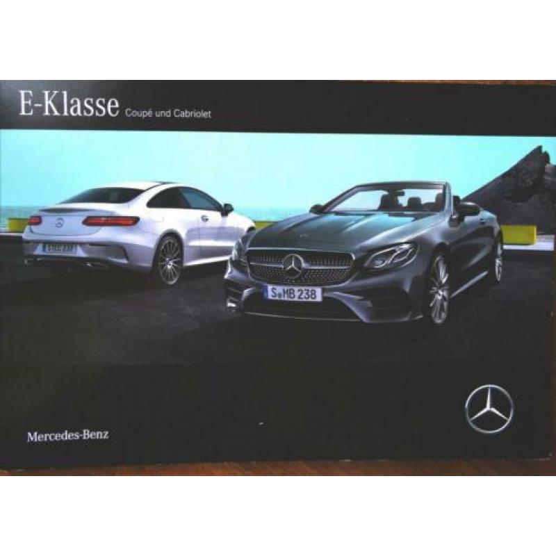 Mercedes Benz E Klasse Coupé /Cabrio - autofolder 2017
