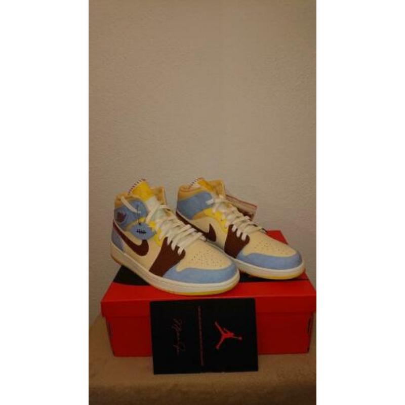 Nike jordan 1 mid Maison Chateau maat 46