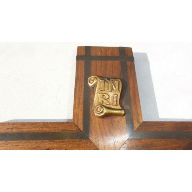 Kruisbeeld, crucifix, 2 stuks antiek E
