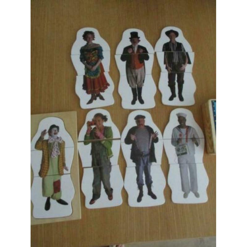 kinderpuzzels oa van hout' honden , muizen, pipo / lotje